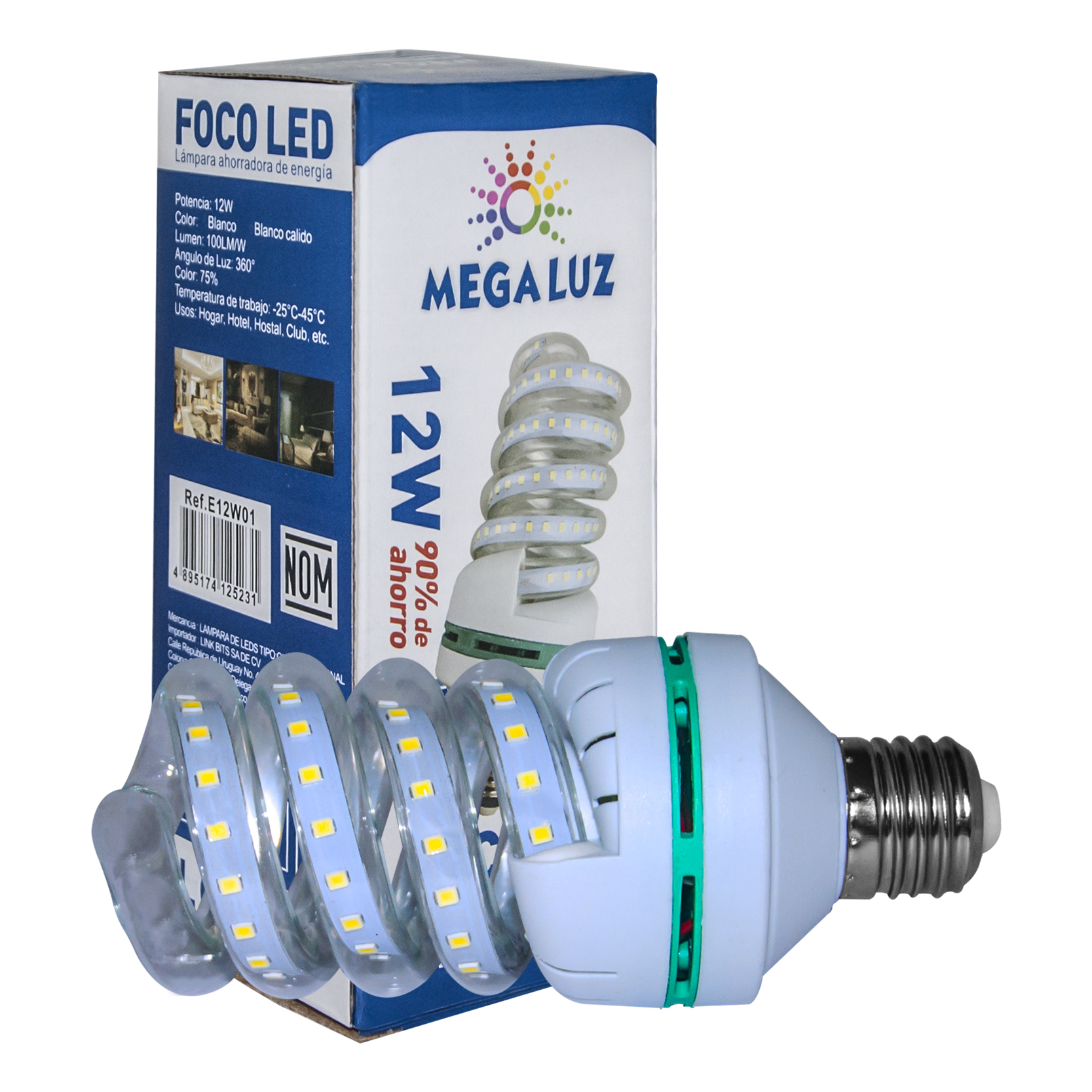 FOCO DE ESPIRAL E12W01