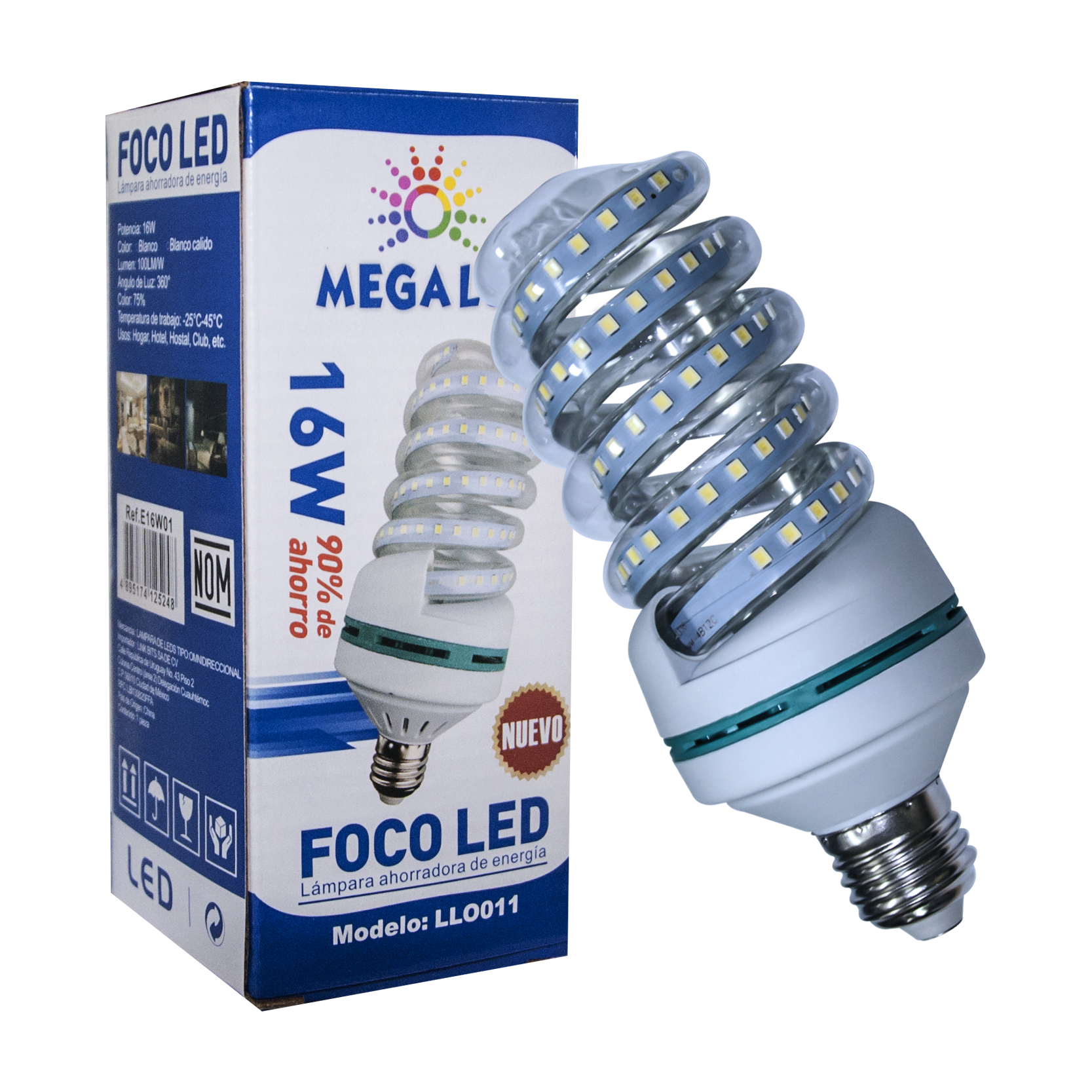 FOCO DE ESPIRAL E16W01